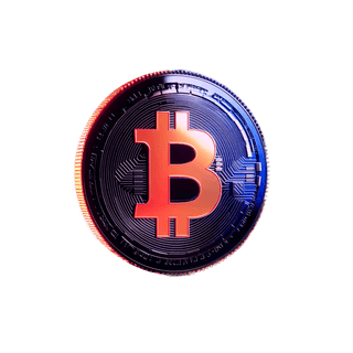 Tarjeta flotante que muestra datos analíticos sobre el mercado cripto